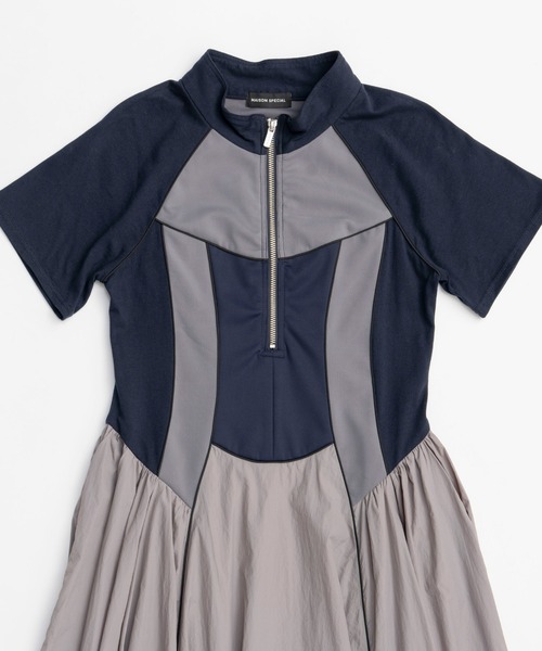 MAISON SPECIAL（メゾンスペシャル） ワンピース Zip Up Volume Dress