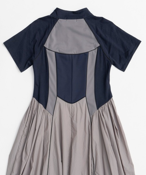 ワンピース Zip Up Volume Dress/ジップアップボリュームワンピース「MAISON SPECIAL/メゾンスペシャル」の画像