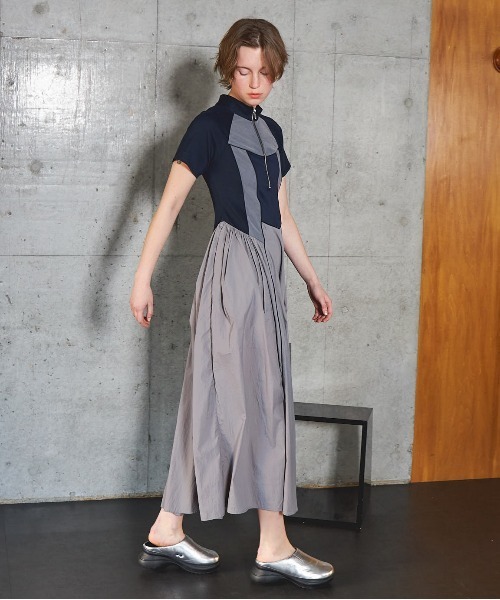 MAISON SPECIAL（メゾンスペシャル） ワンピース Zip Up Volume Dress