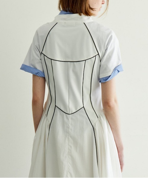 MAISON SPECIAL(メゾンスペシャル)シャツ/ワンピース MAISON SPECIAL（メゾンスペシャル） シャツワンピース Hand Stitch