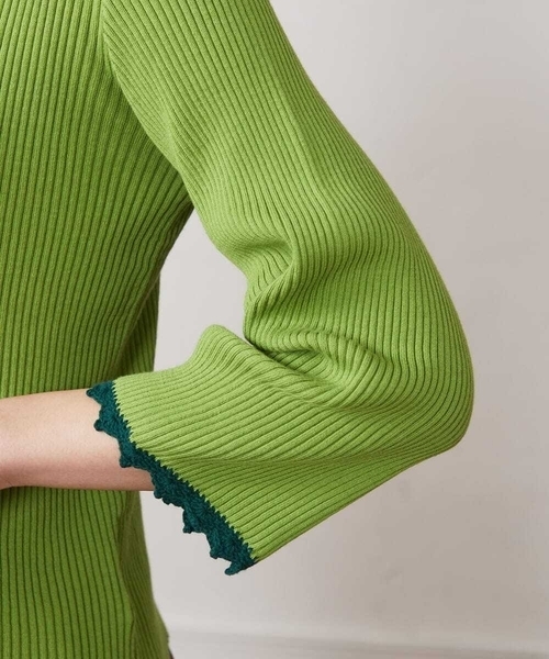 ホコモモラ（JOCOMOMOLA）/アネモネクロッシェニット Jocomomola（ホコモモラ） ニット セーター アネモネクロッシェニット