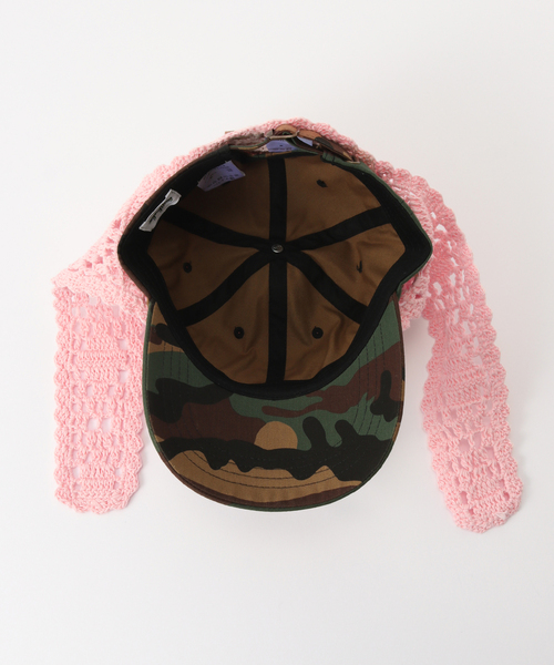 キャップ 帽子 「irojikake/イロジカケ」 Crochet cap IG25SSHT13