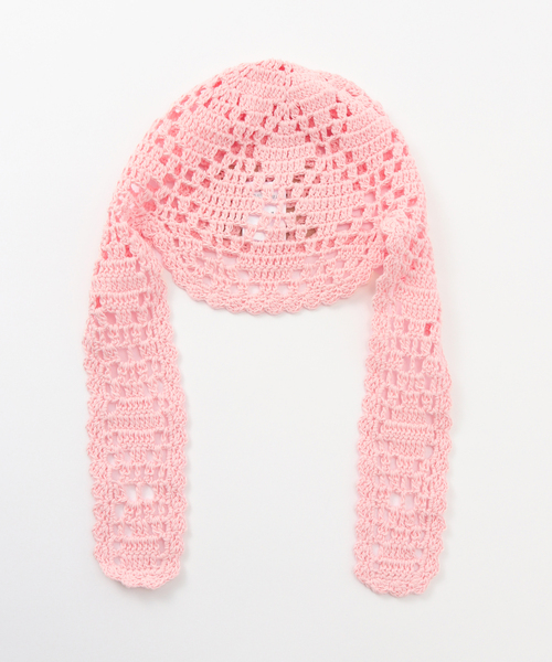 キャップ 帽子 「irojikake/イロジカケ」 Crochet cap IG25SSHT13