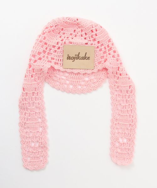 キャップ 帽子 「irojikake/イロジカケ」 Crochet cap IG25SSHT13