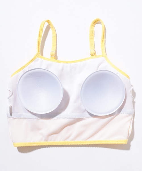 水着 「2点セット」ベーシック リブ　キャミソール ハイウエスト ビキニ レディース