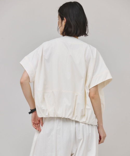 Curenastology タスランジップブラウス　ホワイト Curensology｜タスランジップブラウス | Rakuten Fashion(楽天