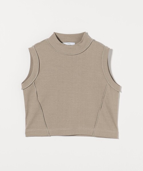 tシャツ 「ASTRAET」コットン ハイネック ノースリーブカットソー レディース ASTRAET tシャツ 「ASTRAET」コットン ハイネック ノースリーブ