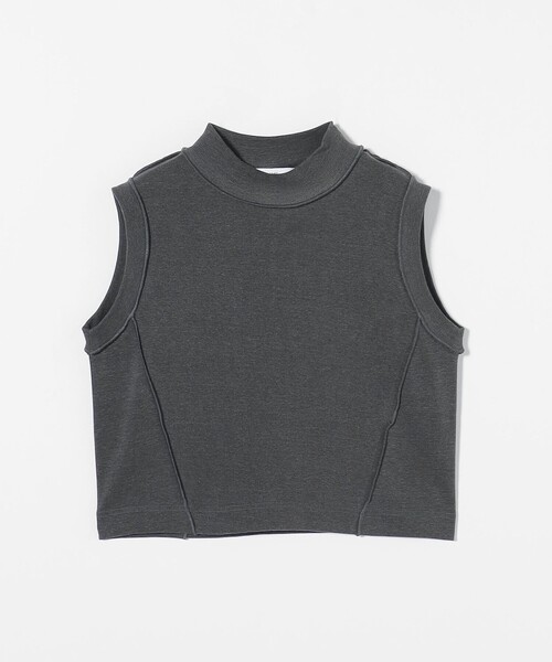 tシャツ 「ASTRAET」コットン ハイネック ノースリーブカットソー レディース ASTRAET tシャツ 「ASTRAET」コットン ハイネック ノースリーブ