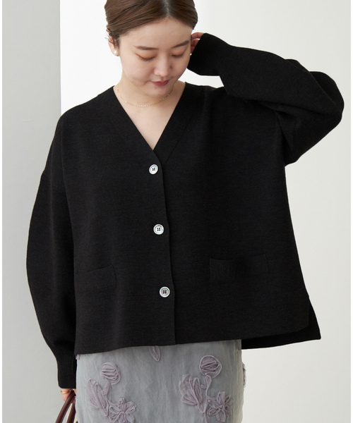 IENA（イエナ） ニットカーディガン FREE ブラウン レディース