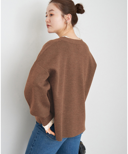 イエナ ニットカーディガン　新品 IENA（イエナ） ニットカーディガン - ブラック レディース : ZOZOTOWN