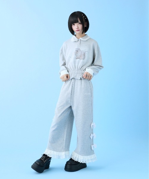 Hauls スウェットパンツ ジャージ お姫様のフリフリSWTぱんつ