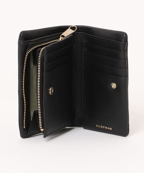 CLATHAS 財布 未使用 CLATHAS 財布 ワッフル ソフトスムースカメリア BOX折り財布
