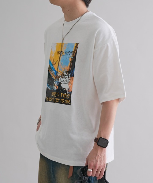 epnok tシャツ グラフィックルーズ半袖Tee メンズ レディース