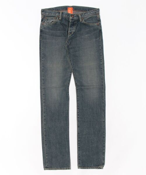 なおさとページ Low-rise Stitch Straight Denim Pants/ローライズ ステッチ