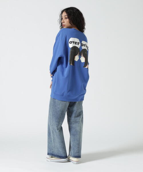 トレーナー スウェット overprint/オーバープリント/EACH OTHER SWEATSHIRTS レディース メンズ over print トレーナー スウェット overprint/オーバープリント