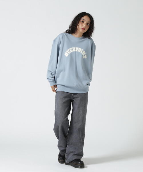 over print トレーナー スウェット overprint/オーバープリント