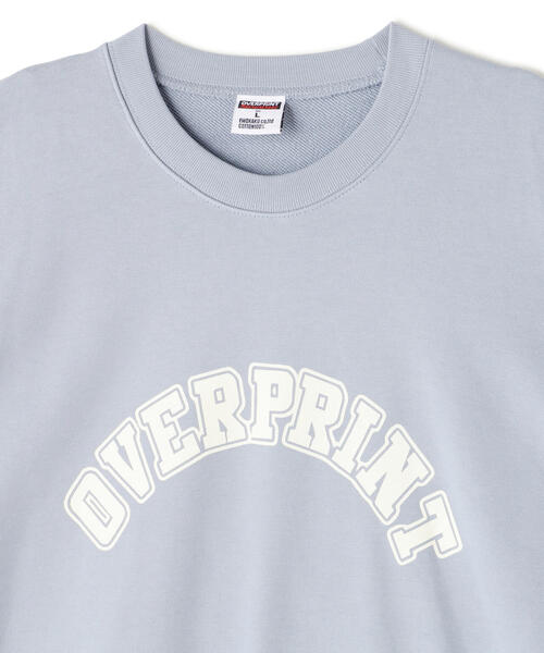 over print トレーナー スウェット overprint/オーバープリント