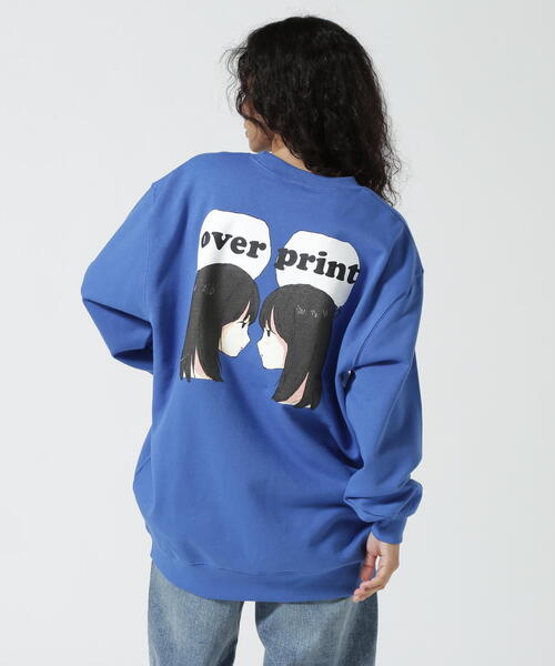 トレーナー スウェット overprint/オーバープリント/EACH OTHER SWEATSHIRTS レディース メンズ