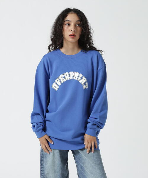 over print（オーバープリント） トレーナー スウェット overprint