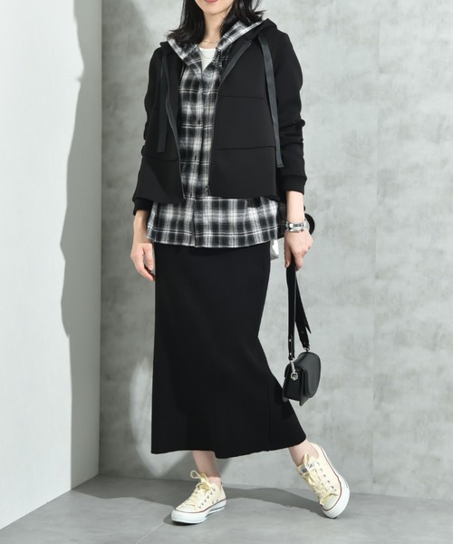 INTERPLANET（インタープラネット） スカート ニットリブナロー