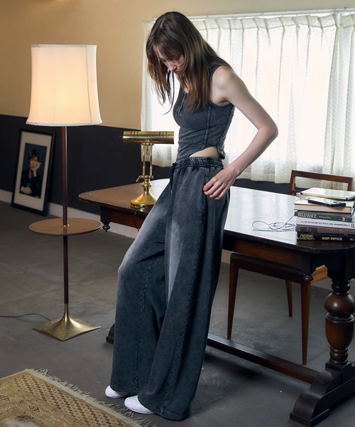 AWAKE mode未使用タグ付きボディースーツトップス ACLENT（アクレント） タンクトップ ノースリーブ ピグメントボディ