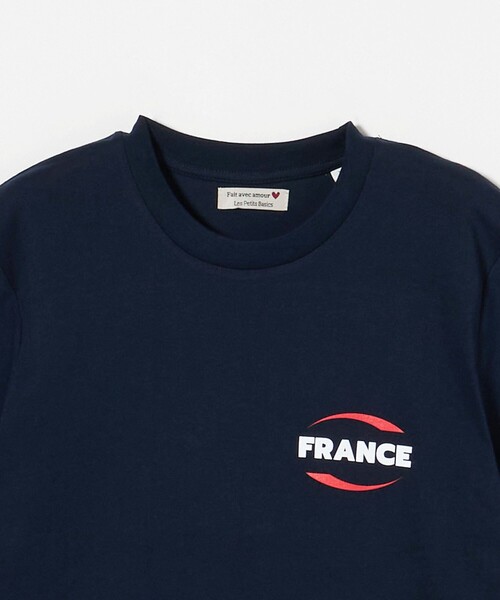 tシャツ 「Les Petits Basics」FRANCE プリントTシャツ レディース Les Petits Basics tシャツ 「Les Basics」FRANCE プリントT
