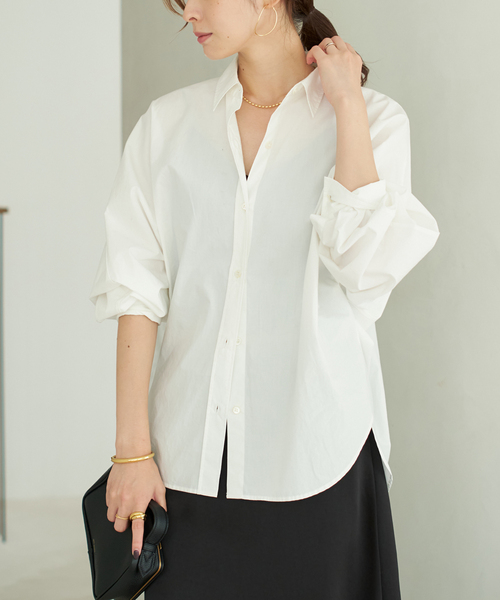 Plage Memory Taffeta Dolman シャツ plage ブラウス シャツ Dolman レディース : ZOZOTOWN Yahoo!店