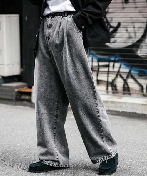 「Rocky Monroe」 デニムパンツ M パープル メンズ