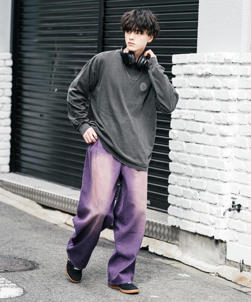 「Rocky Monroe」 デニムパンツ M パープル メンズ