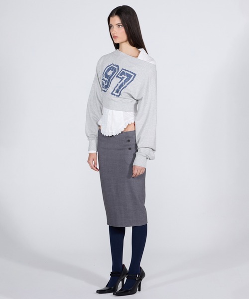 SCULPTOR（スカルプター） スウェットカットソー MEDIUM グレー