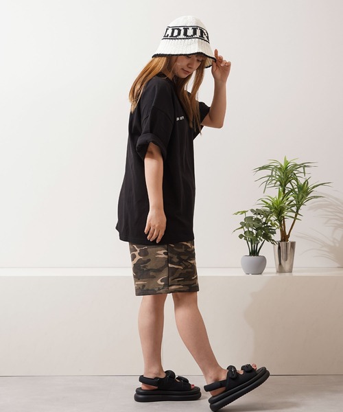 帽子 ハット メンズ ロゴ編み クロシェハット / Logo Knit Crochet Hat