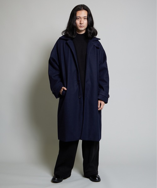 MandO（エムオー） ステンカラーコート コート ウールライクステン