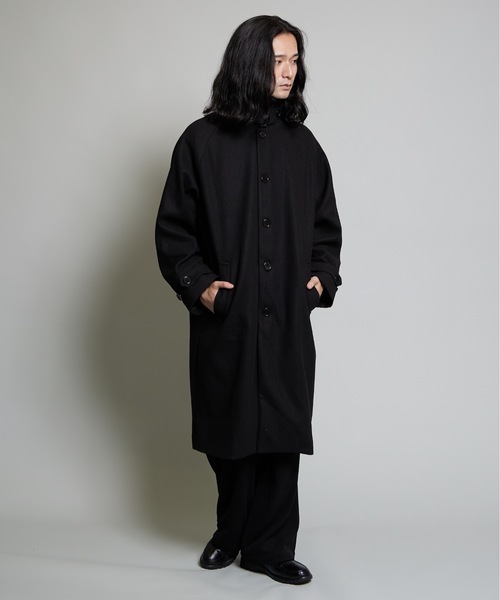 MandO（エムオー） ステンカラーコート コート ウールライクステン