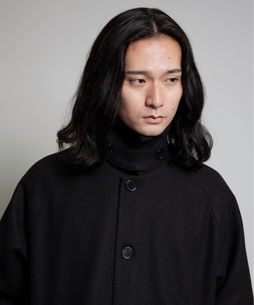 MandO（エムオー） ステンカラーコート コート ウールライクステン