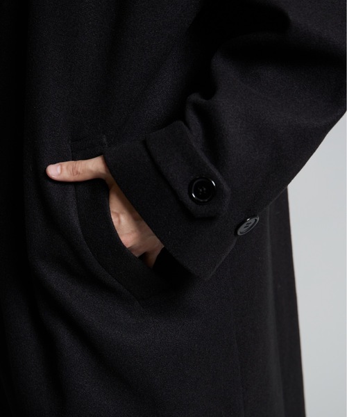 MandO（エムオー） ステンカラーコート コート ウールライクステン