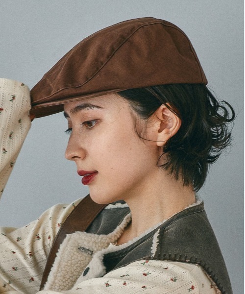 MARINE SERRE（マリーンセル） 帽子 ベレー帽 FELTED WOOL BERET