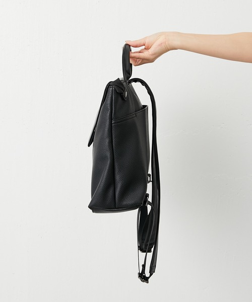 ear PAPILLONNERリュック グレー レディース ear PAPILLONNER デイバック リュック 「本革/A4サイズ対応」NEW