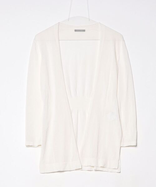 theory luxe ホワイトレースカーディガン theory luxe 「theory luxe」 ニットカーディガン 32 ホワイト
