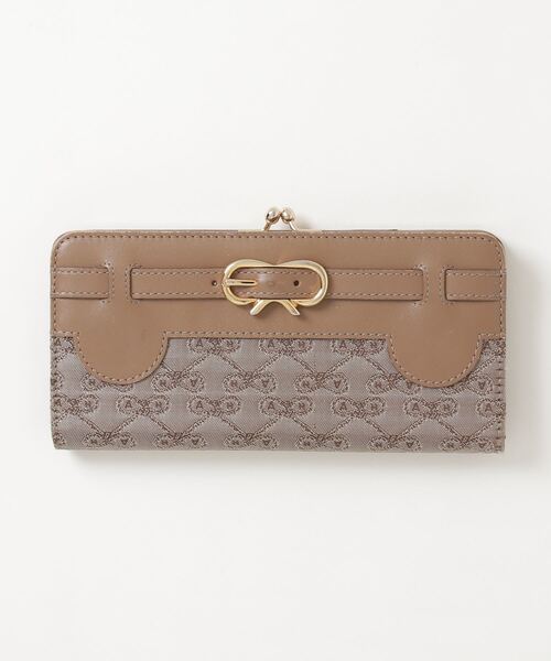 ANYA HINDMARCH 「ANYA HINDMARCH」 リボン がま口 長財布