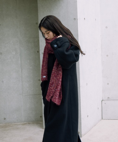 haek マフラー ストール mix color long muffler/ロングマフラー