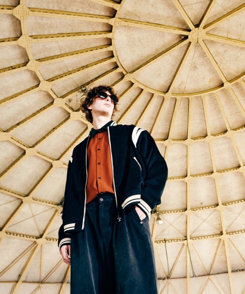 glamb（グラム） シャツ Synth Leather Collar Shirt / シンセレザー