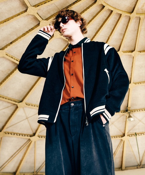 glamb（グラム） シャツ Synth Leather Collar Shirt / シンセレザー