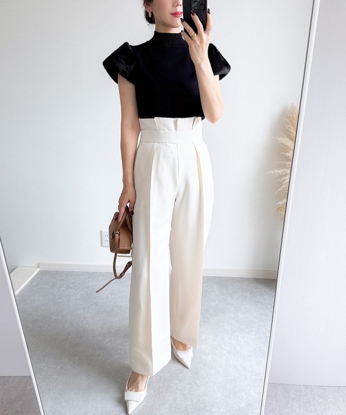 &. NOSTALGIA（ノスタルジア） ニット セーター 「ZOZO限定」袖ファー