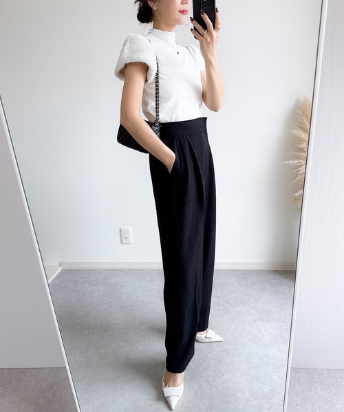 &. NOSTALGIA（ノスタルジア） ニット セーター 「ZOZO限定」袖ファー