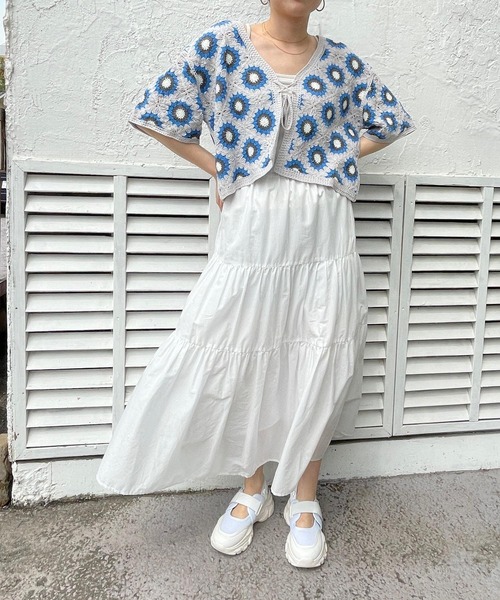 LOWRYS FARM（ローリーズファーム） ニットカーディガン FREE ブラック