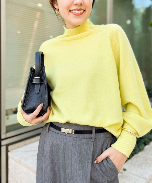 NOLLEY'S（ノーリーズ） ニット セーター 12Gオルティアハイネックプル