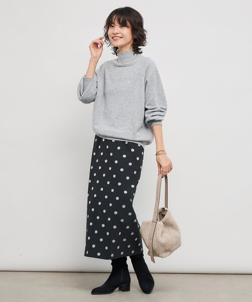 NOLLEY'S（ノーリーズ） ニット セーター 12Gオルティアハイネックプル