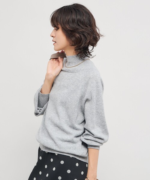 NOLLEY'S（ノーリーズ） ニット セーター 12Gオルティアハイネックプル