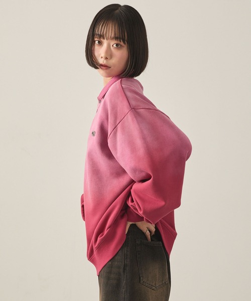 Snap club トレーナー スウェット 「Snap club」ヴィンテージスプレー