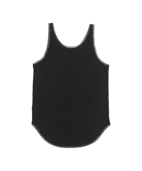 「ALEXIA STAM」 ノースリーブトップス S ブラック レディース_画像3